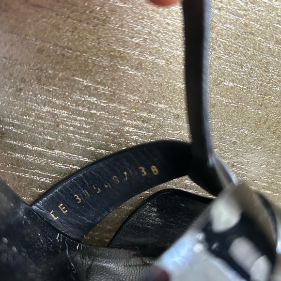 Authentic Saint Laurent tribute t strap platform heel - Picture 8 of 9